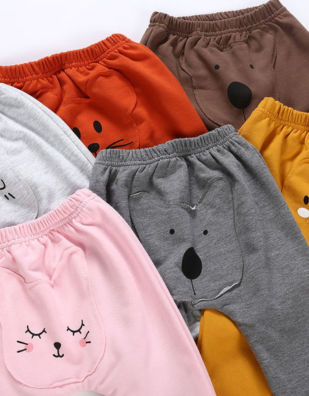 Baby Boys Cartoon Cat Keep Warm Kids Leggings Trousers