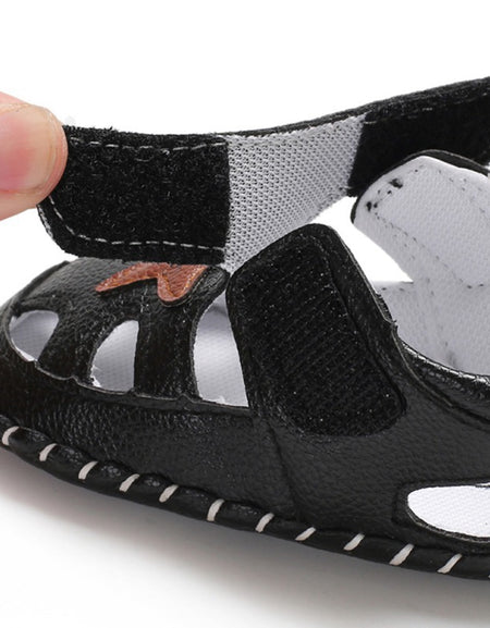 Baby Boy Sandals Cartoon Stars Shoes Buckle Hollow