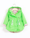 New Spring Baby girls Clothes Cartoon wave printed batwing coat