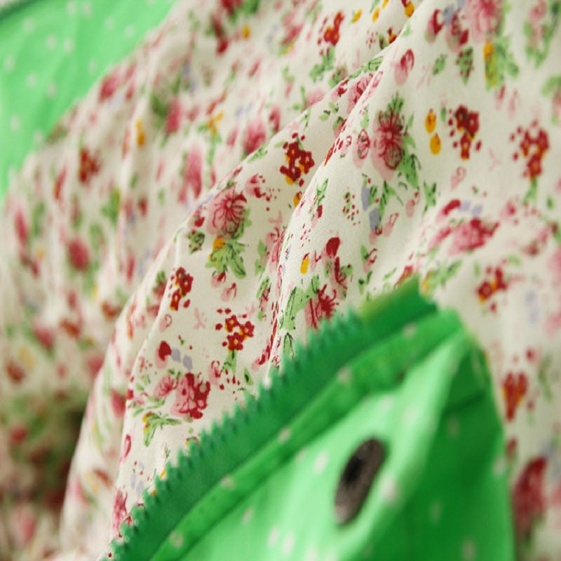 New Spring Baby girls Clothes Cartoon wave printed batwing coat