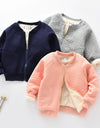 Baby Girls Winter Jackets Warm Faux Fur