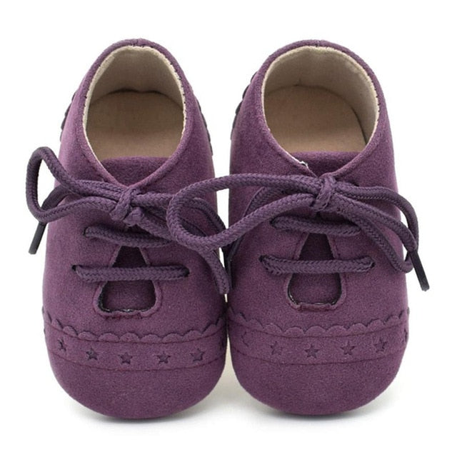 Baby Shoes Anti-slip Soft Sole Lace Up Shoes