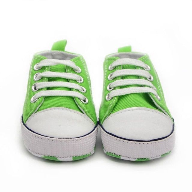 Summer Canvas Baby Shoes Cotton Fabric  Soft Sole Shoes