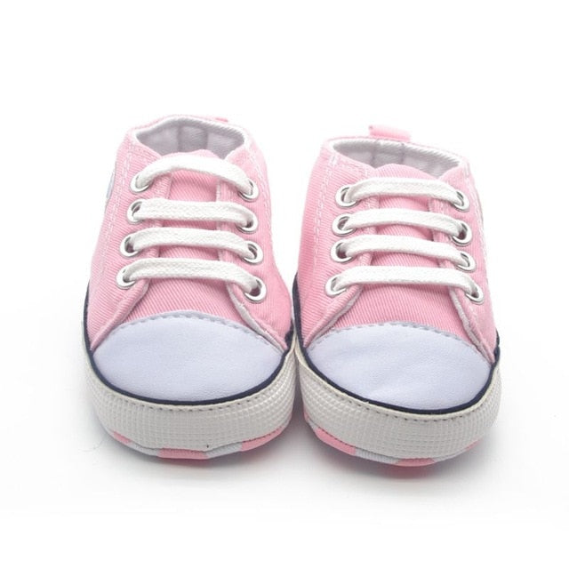 Summer Canvas Baby Shoes Cotton Fabric  Soft Sole Shoes