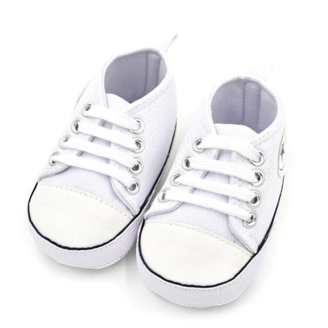 Summer Canvas Baby Shoes Cotton Fabric  Soft Sole Shoes
