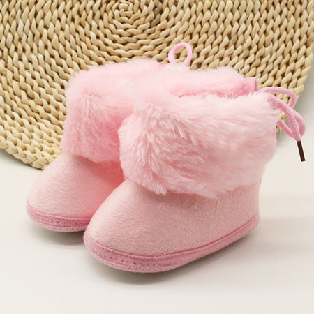 Sweet Baby Girls Princess Winter Boots First Walkers Soft Soled