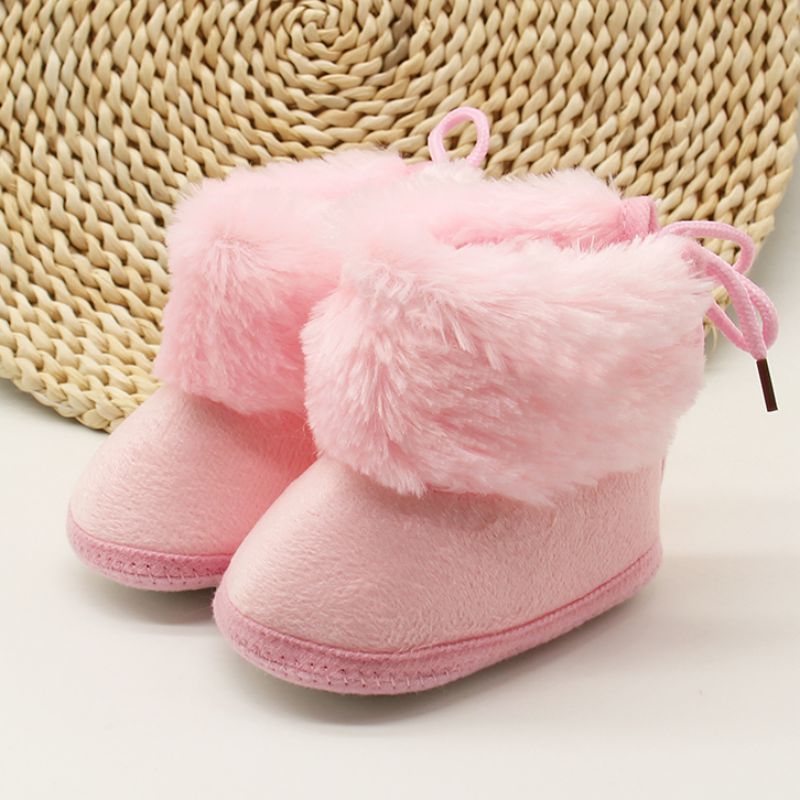 Sweet Baby Girls Princess Winter Boots First Walkers Soft Soled
