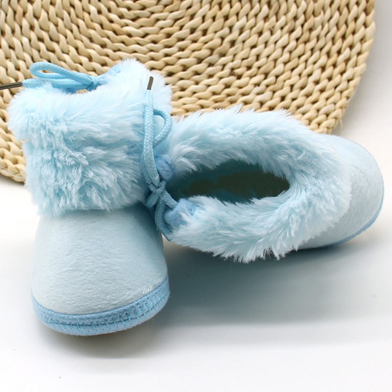 Sweet Baby Girls Princess Winter Boots First Walkers Soft Soled