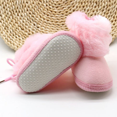 Sweet Baby Girls Princess Winter Boots First Walkers Soft Soled