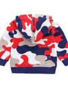 Baby Boys Camouflage Long Sleeve with Hats Winter Outerwear Coat