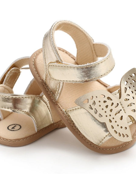 Butterfly Sandals Baby Girls Nonslip Soft
