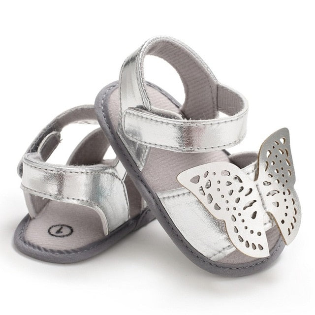 Butterfly Sandals Baby Girls Nonslip Soft