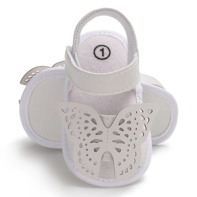 Butterfly Sandals Baby Girls Nonslip Soft