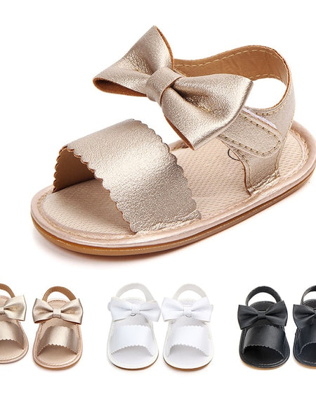 Elegant Shoes For Baby Girl Princess Sweet Big Bowknot