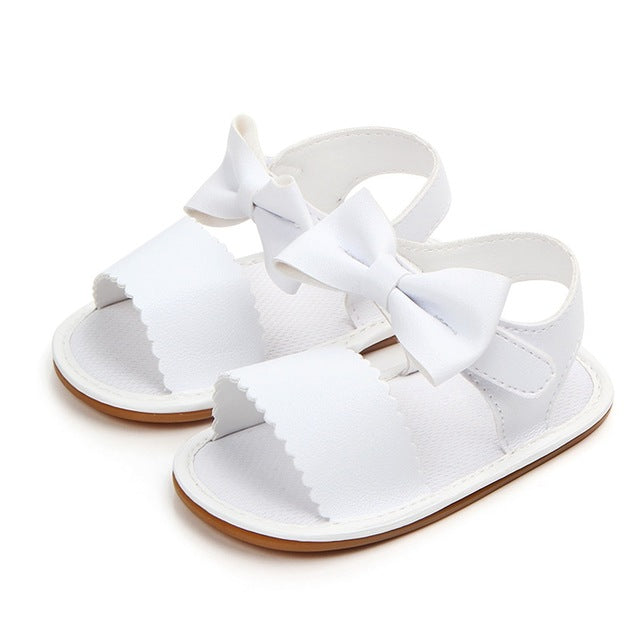 Elegant Shoes For Baby Girl Princess Sweet Big Bowknot