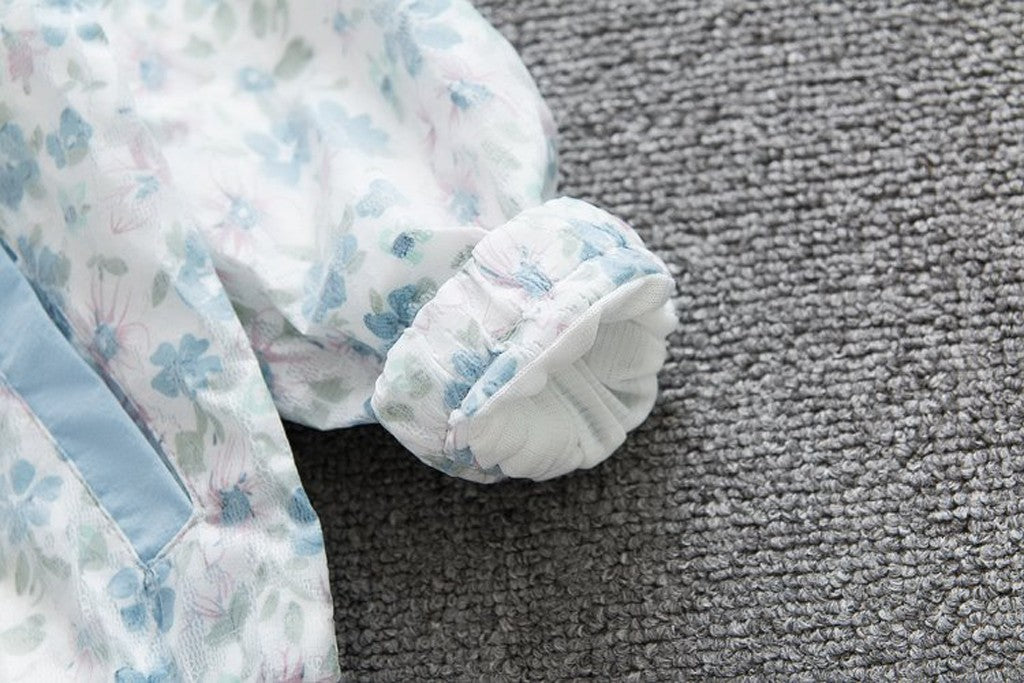 Baby Girls Rabbit Flower Windproof