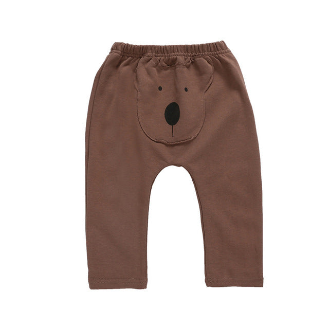 Baby Boys Cartoon Cat Keep Warm Kids Leggings Trousers