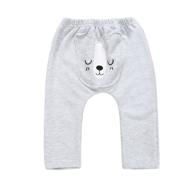 Baby Boys Cartoon Cat Keep Warm Kids Leggings Trousers