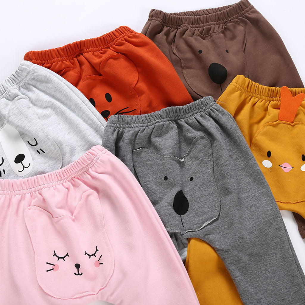 Baby Boys Cartoon Cat Keep Warm Kids Leggings Trousers