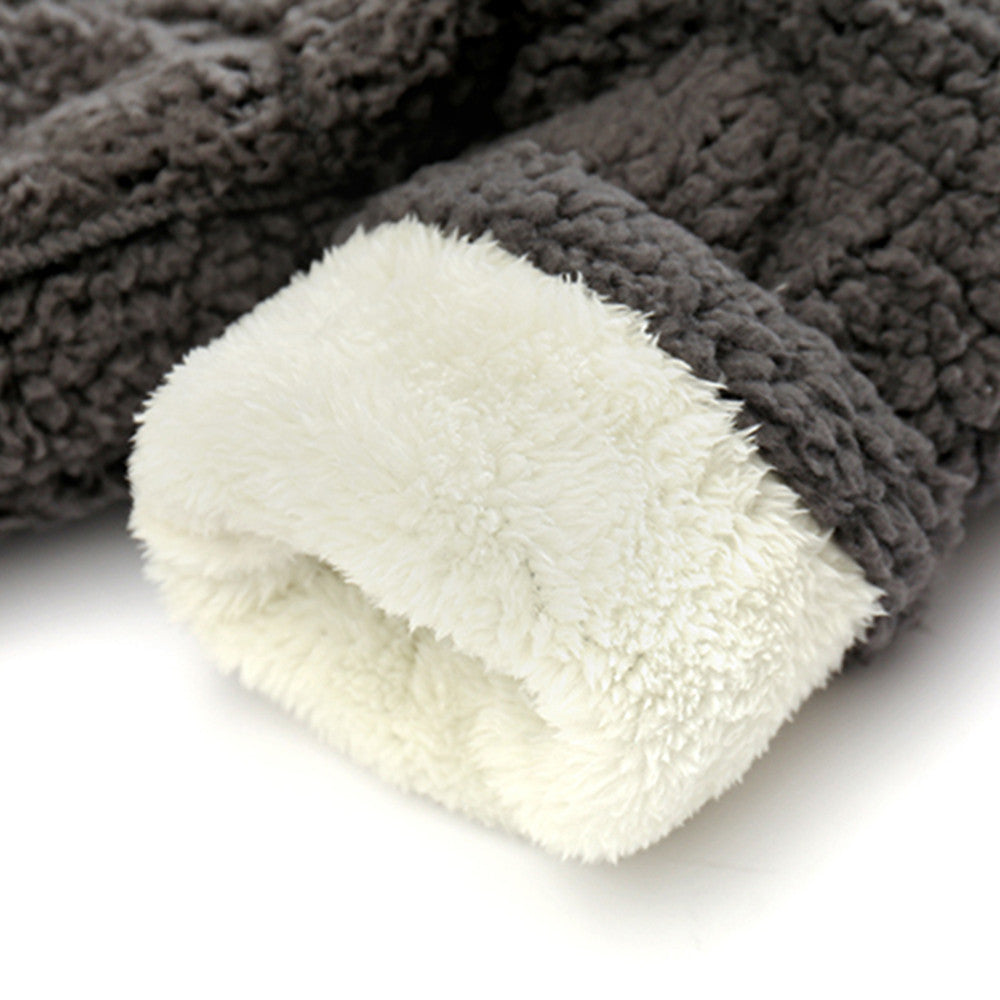 Baby Boys Embroidery Hooded Coat Cloak Jacket Thick