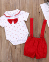 Baby Boys Short Sleeve Romper Pants Set Outfits