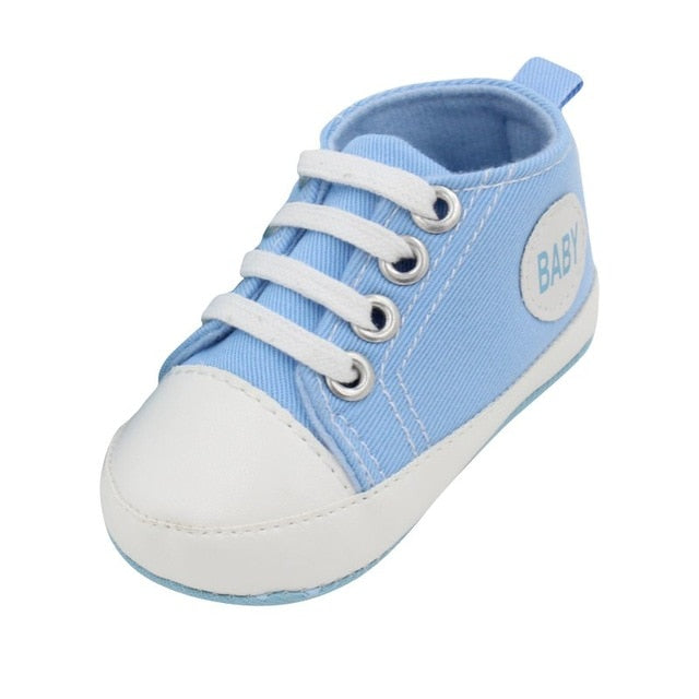 Classic Canvas Newborn Baby Girls First Walkers