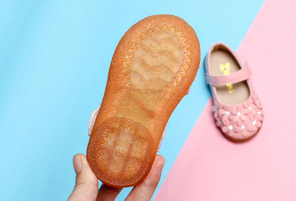 Leather Shoes Baby Moccasins Shoes Flower