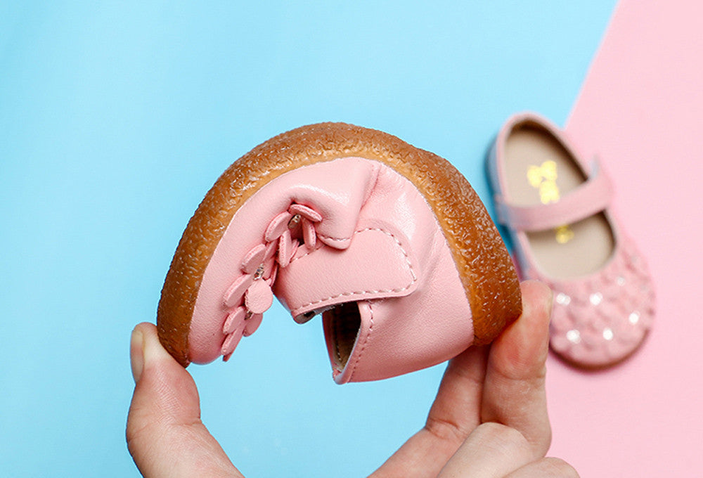 Leather Shoes Baby Moccasins Shoes Flower