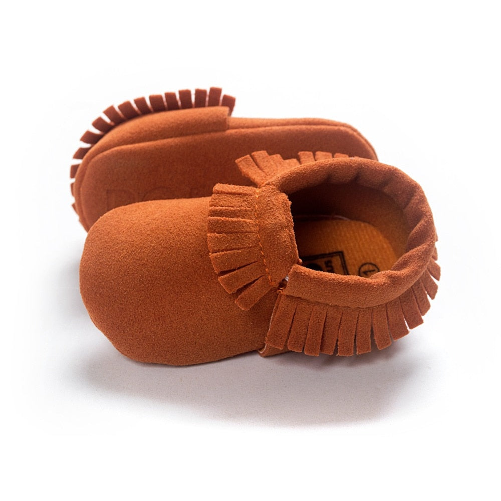 Leather Newborn Baby Moccasins Shoes Soft
