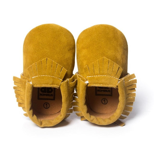 Leather Newborn Baby Moccasins Shoes Soft