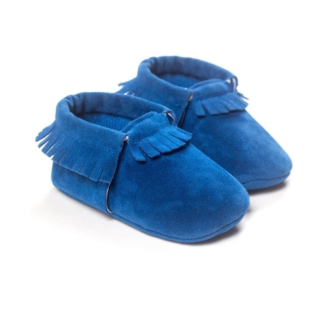 Leather Newborn Baby Moccasins Shoes Soft