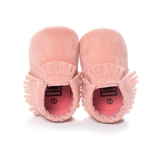 Leather Newborn Baby Moccasins Shoes Soft