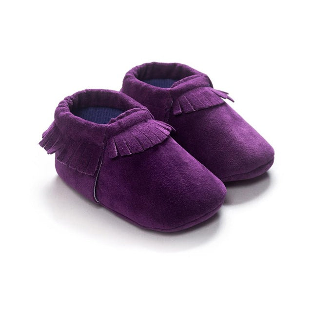 Leather Newborn Baby Moccasins Shoes Soft