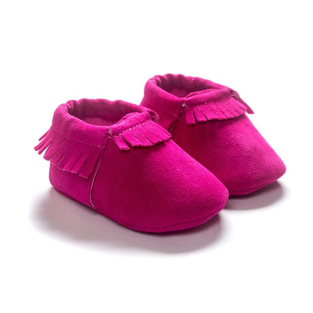 Leather Newborn Baby Moccasins Shoes Soft