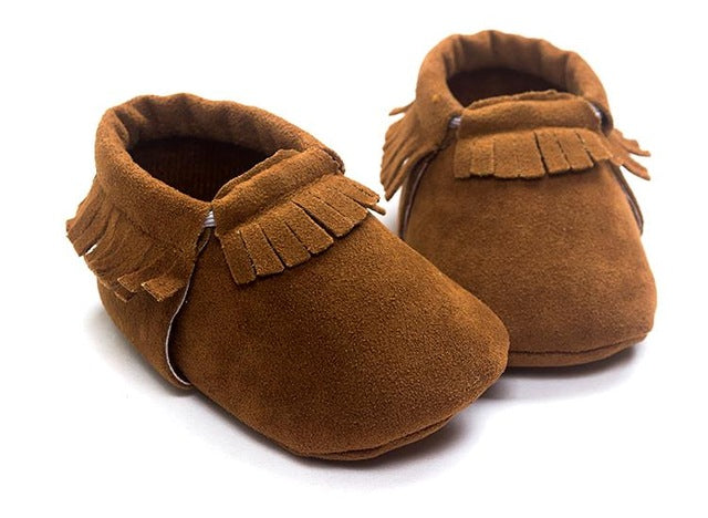 Leather Newborn Baby Moccasins Shoes Soft