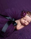 Newborn Photography Props Costume Baby Cute Yarn Skirt+Headband