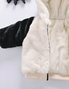 Baby Boys Coat Winter Jacket Thick Penguin Fleece Long Sleeve
