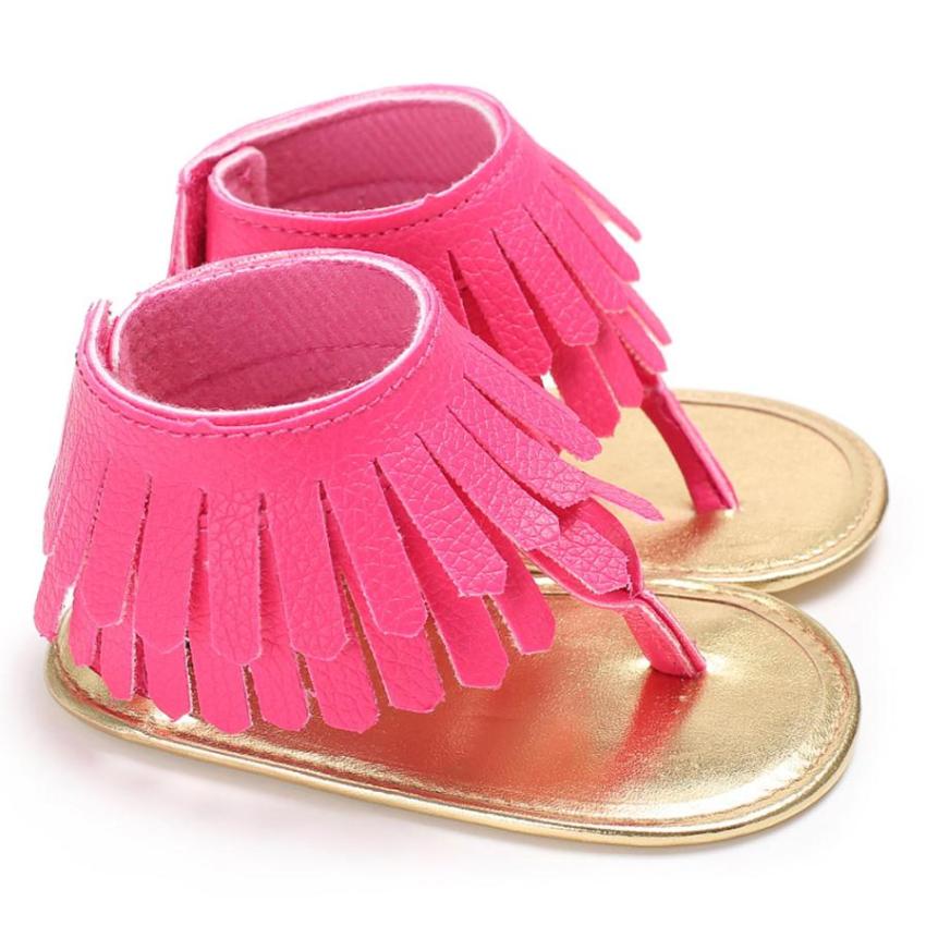 Baby Princess Summer Sandals Fringe Soft Bottom