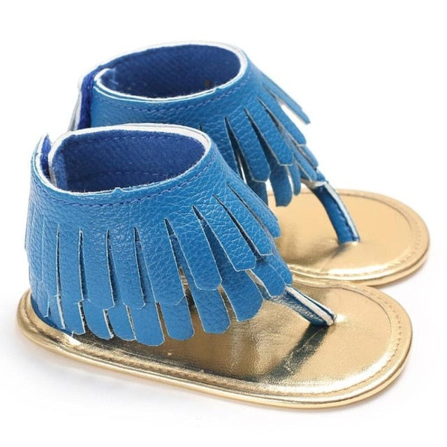 Baby Princess Summer Sandals Fringe Soft Bottom