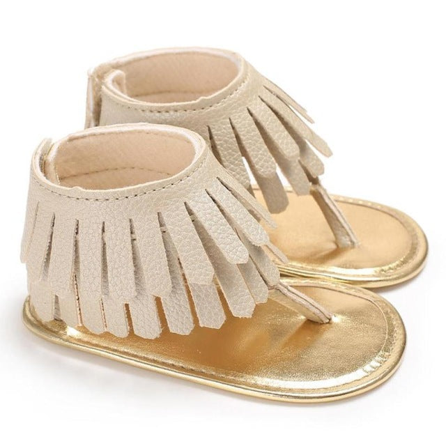 Baby Princess Summer Sandals Fringe Soft Bottom