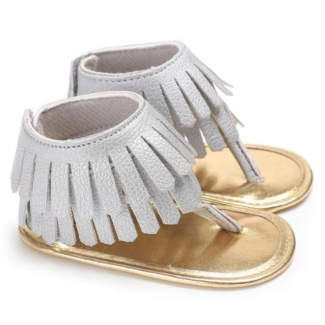 Baby Princess Summer Sandals Fringe Soft Bottom
