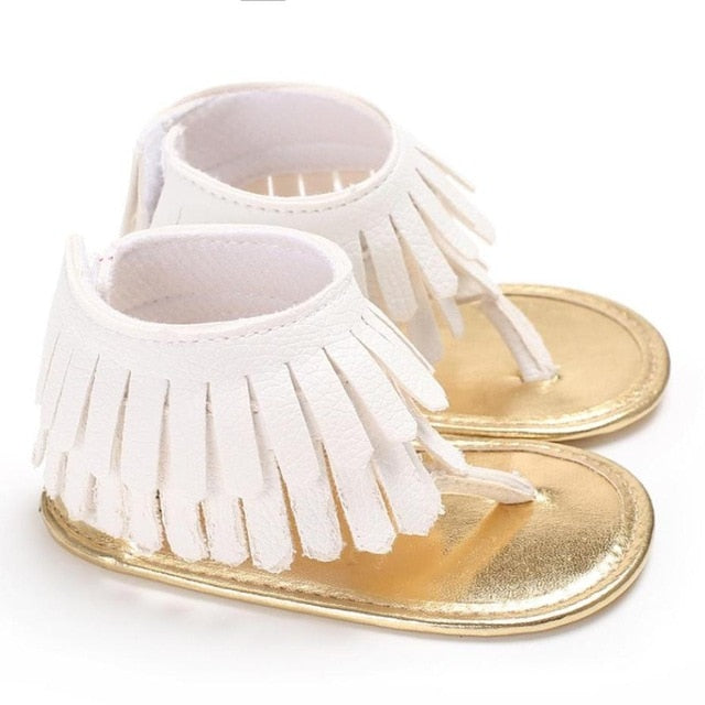 Baby Princess Summer Sandals Fringe Soft Bottom