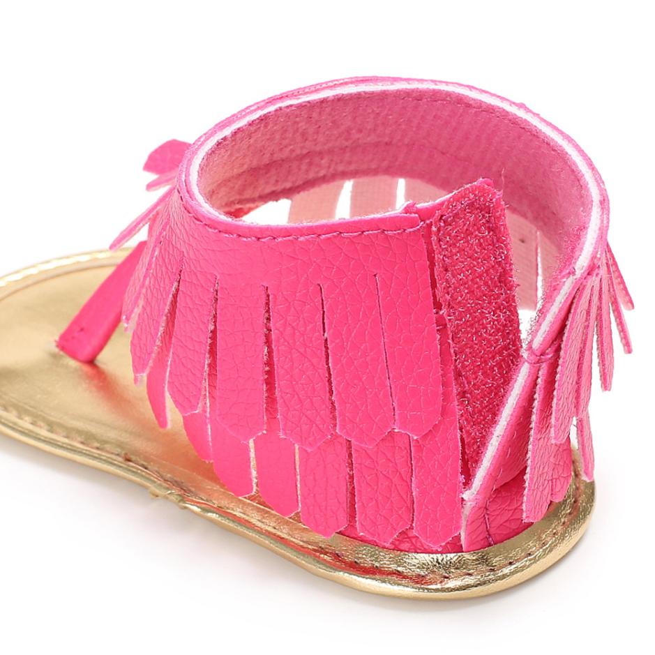 Baby Princess Summer Sandals Fringe Soft Bottom