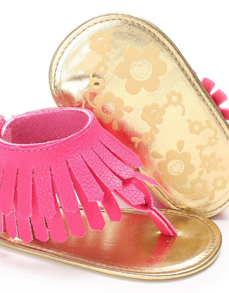 Baby Princess Summer Sandals Fringe Soft Bottom