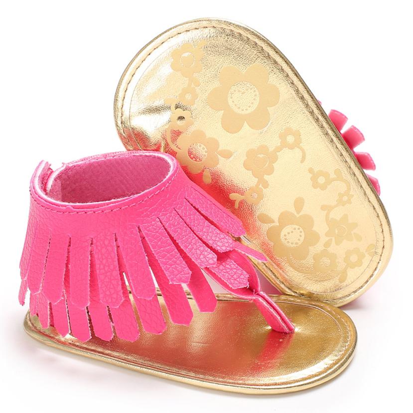 Baby Princess Summer Sandals Fringe Soft Bottom