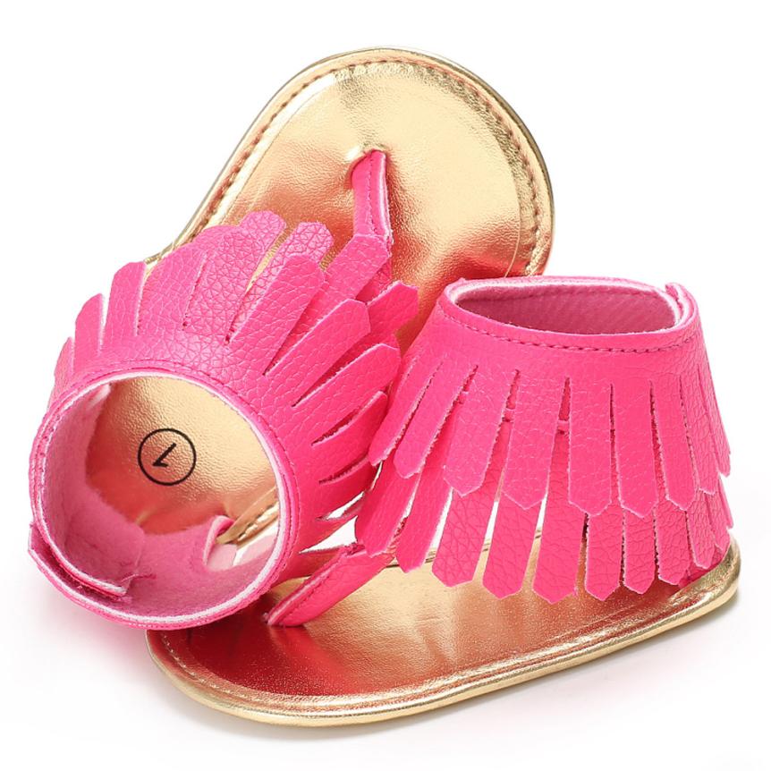 Baby Princess Summer Sandals Fringe Soft Bottom