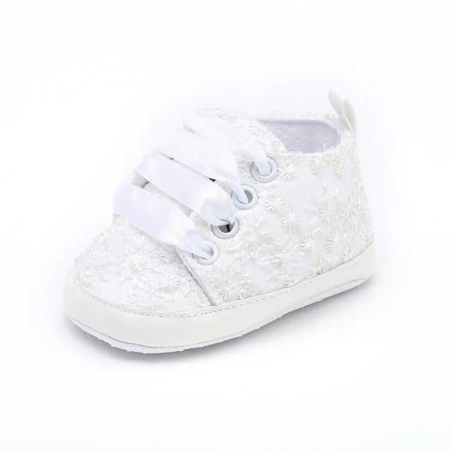 Baby Cute Shoes Soft Casual Floral Embroidery