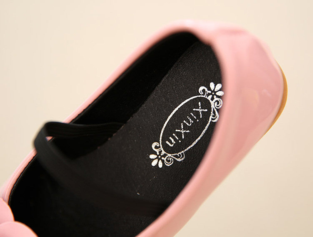 Fashion Flower Baby Girls Shoes Genuine Leather Soft