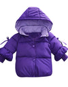 Baby Girl Winter Warm Coats Jacket Zipper Thick