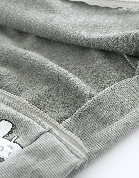 Baby Boys Cartoon Dinosaur Hooded Zipper Tops Clothes Coats